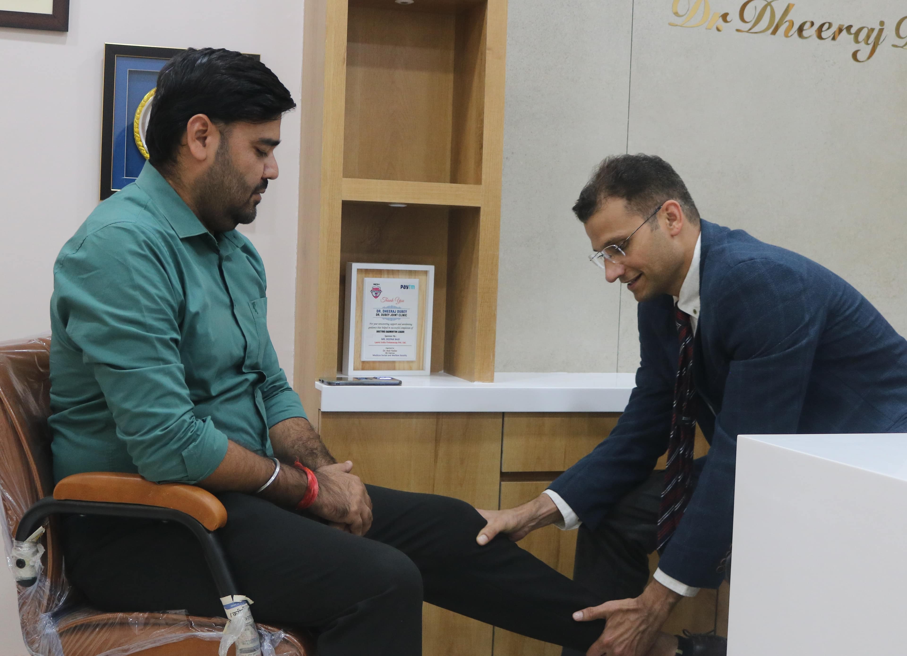 Dr. Dheeraj Dubay, orthopedic and joint replacement surgeon at Shalby Hospital Jaipur